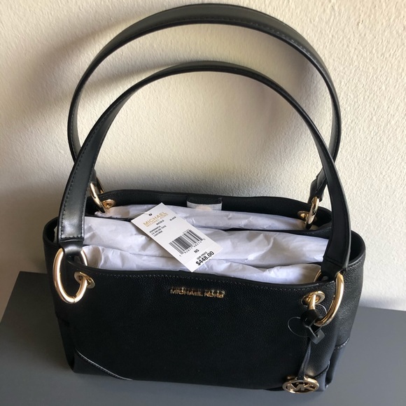 Michael Kors Black Leather Purse - Picture 6 of 13